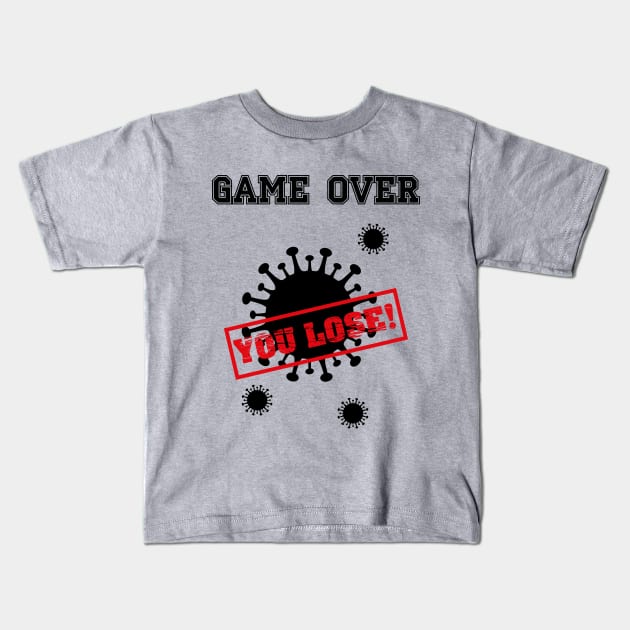 game over you lose Kids T-Shirt by Ultimate.design